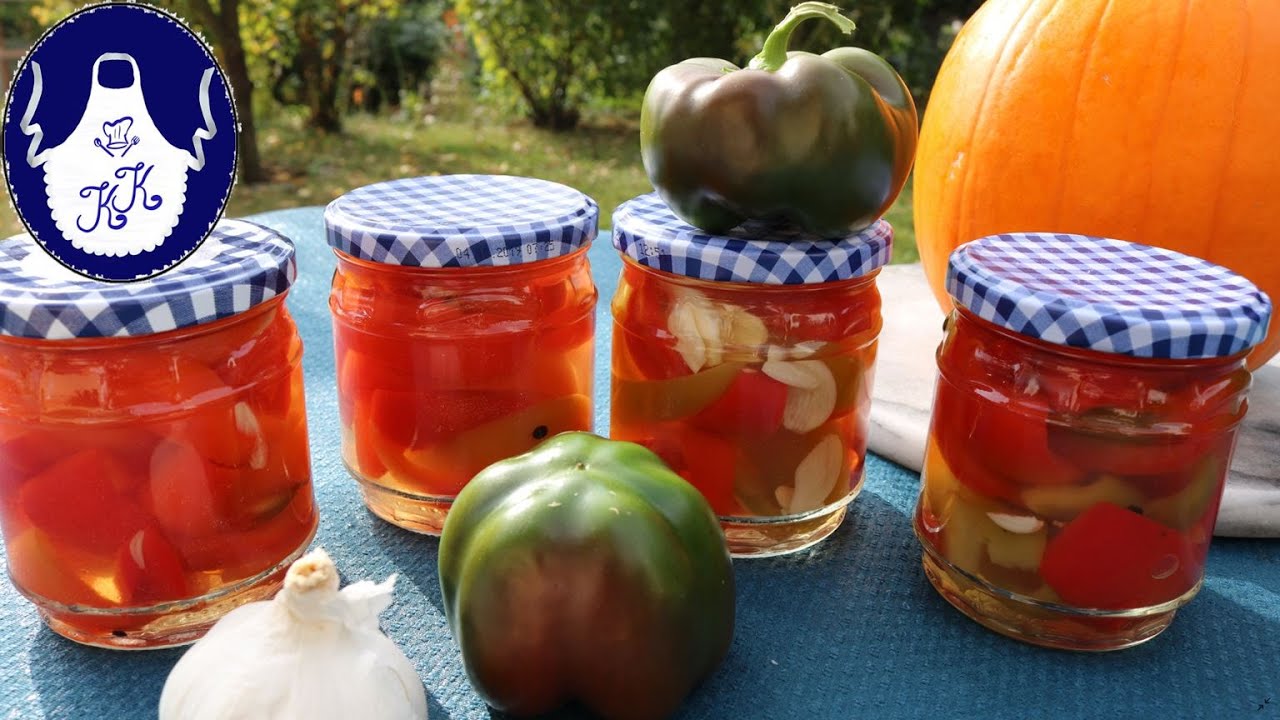 Paprika süß sauer eingelegt YouTube
