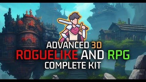 3D Rogue like RPG Complete System: TPS, Enemy AI, Puzzles, Camera and Props - Unity Package