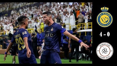 Al Nassr vs Al Shabab 4-0 Highlights & Goals HD l Saudi Pro League 30/8/2023.