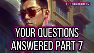 "What's REALLY Going On When Scorpio Men Text You?"  & More (Q&A Session 7) #scorpioscriptures