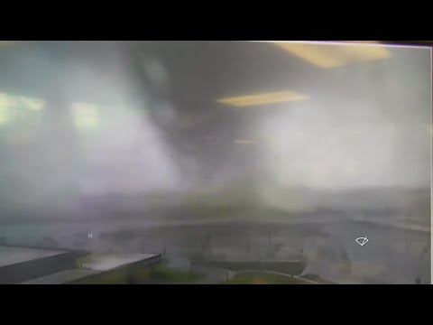 Round Rock, Texas storm damage video: Tornado makes direct impact with tower camera