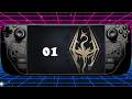 Skyrim slow gameplay to fall asleep to [Steam Deck] [Docked] Part 01 The new beginning