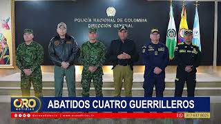 Cuatro integrantes de las disidencias de las FARC murieron en bombardeos del Ejército | Oro Noticias