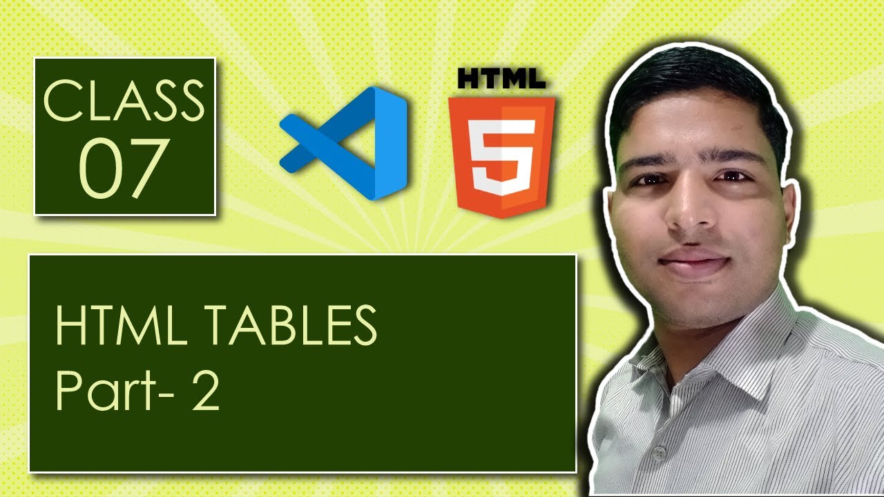 HTML Tables - Part 2 | Web Designing - Class 7 | Geotech Mentor | Urdu/Hindi