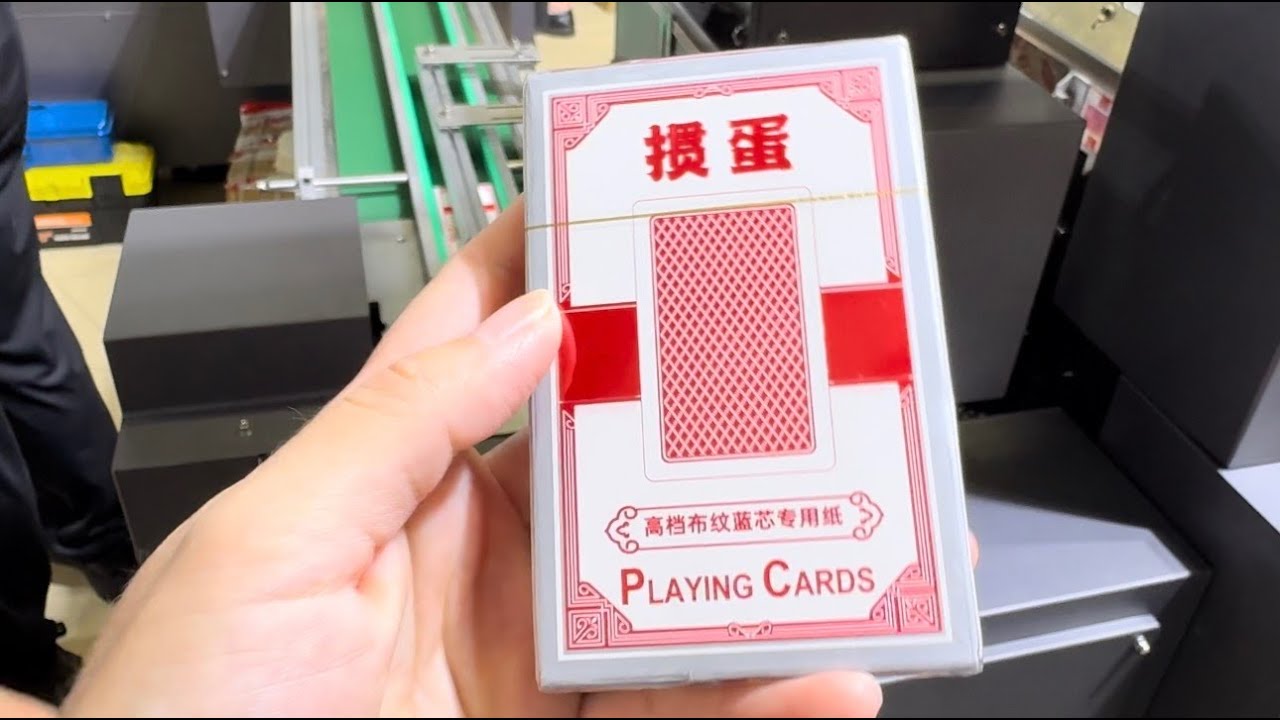 PK54-55 Automatic Playing Cards Cutting Tuck Box Wrapping Production Line