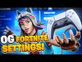 *NEW* Best OG Fortnite Season Controller Settings + Sensitivity (PS5/XBOX/PC)