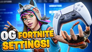 *NEW* Best OG Fortnite Season Controller Settings + Sensitivity (PS5/XBOX/PC)