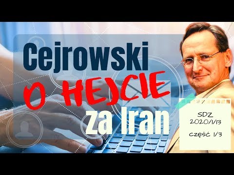 Cejrowski o hejcie za Iran 2020/1/13 Studio Dziki Zachód odc. 40 cz. 1