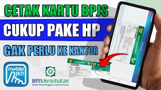 Cara Cetak Kartu BPJS Kesehatan Online pakai HP 2024 screenshot 5