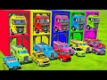 TRANSPORTING ALL POLICE CARS and AMBULANCE EMERGENCY VEHICLES WITH MERCEDES POLICE TRUCKS! FS22