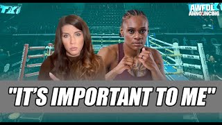 Oshae Jones feels it's important to show off feminine side while being a boxer
