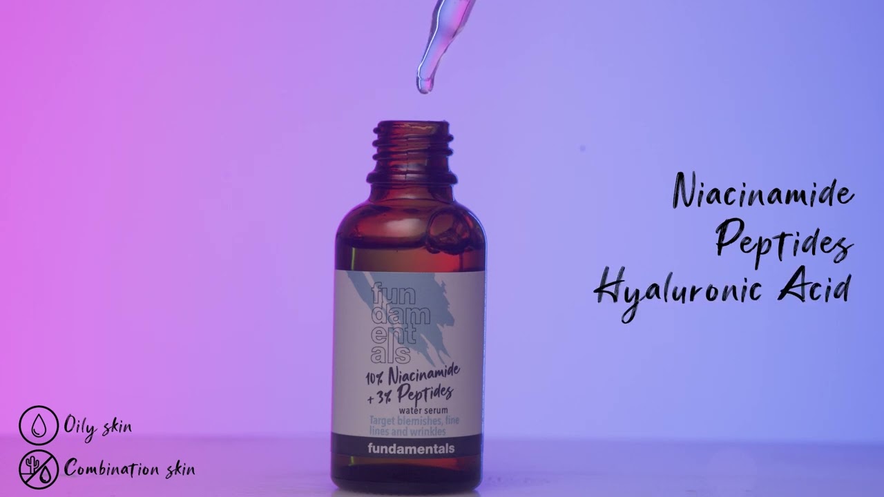 Niacinamide Serum, powerhouse for acne + oil control, now with Peptides for added benefits