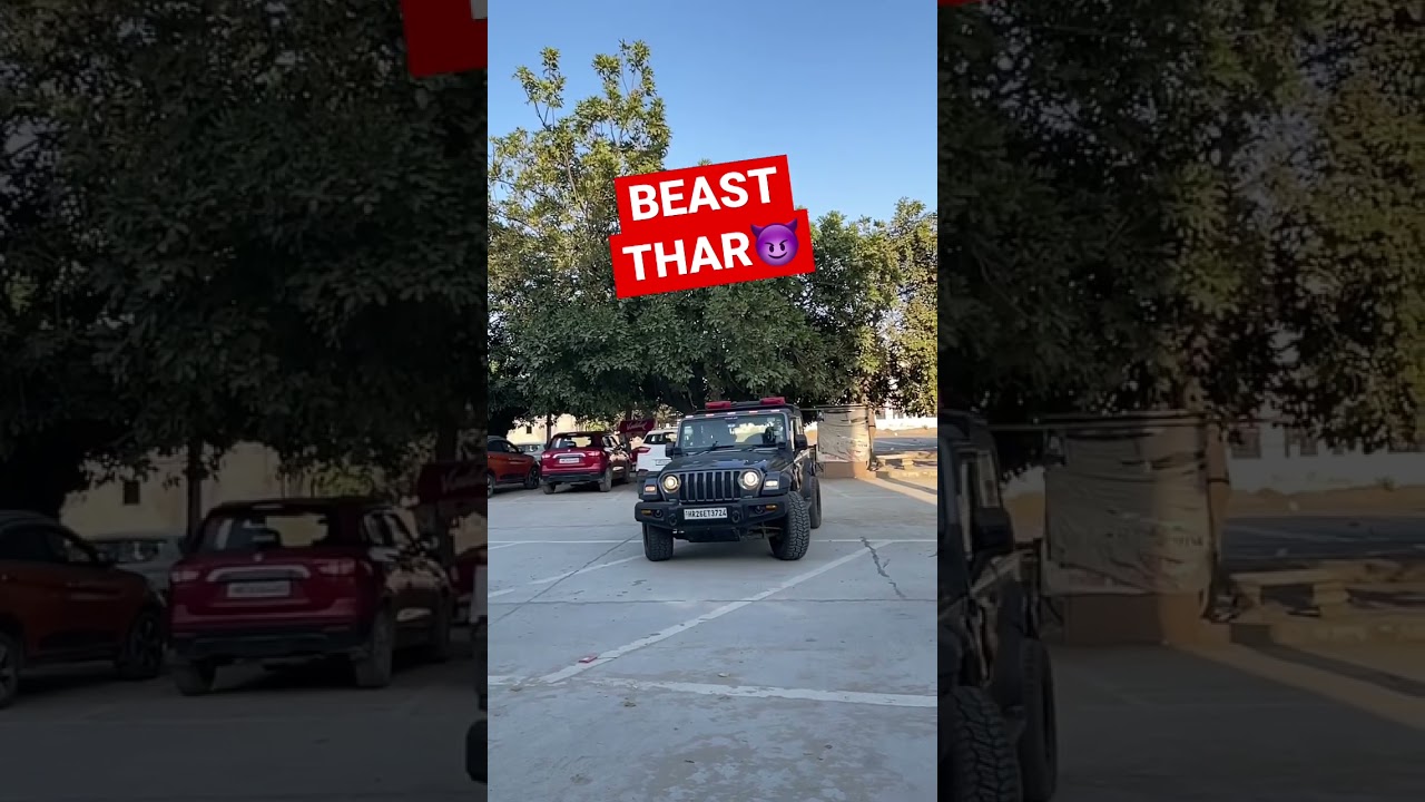 Modified Mahindra Thar🔥🔥 