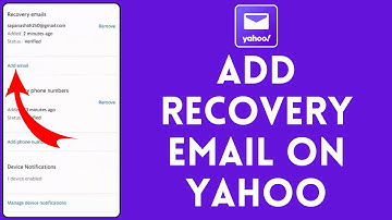 How to Add Recovery Email in Yahoo