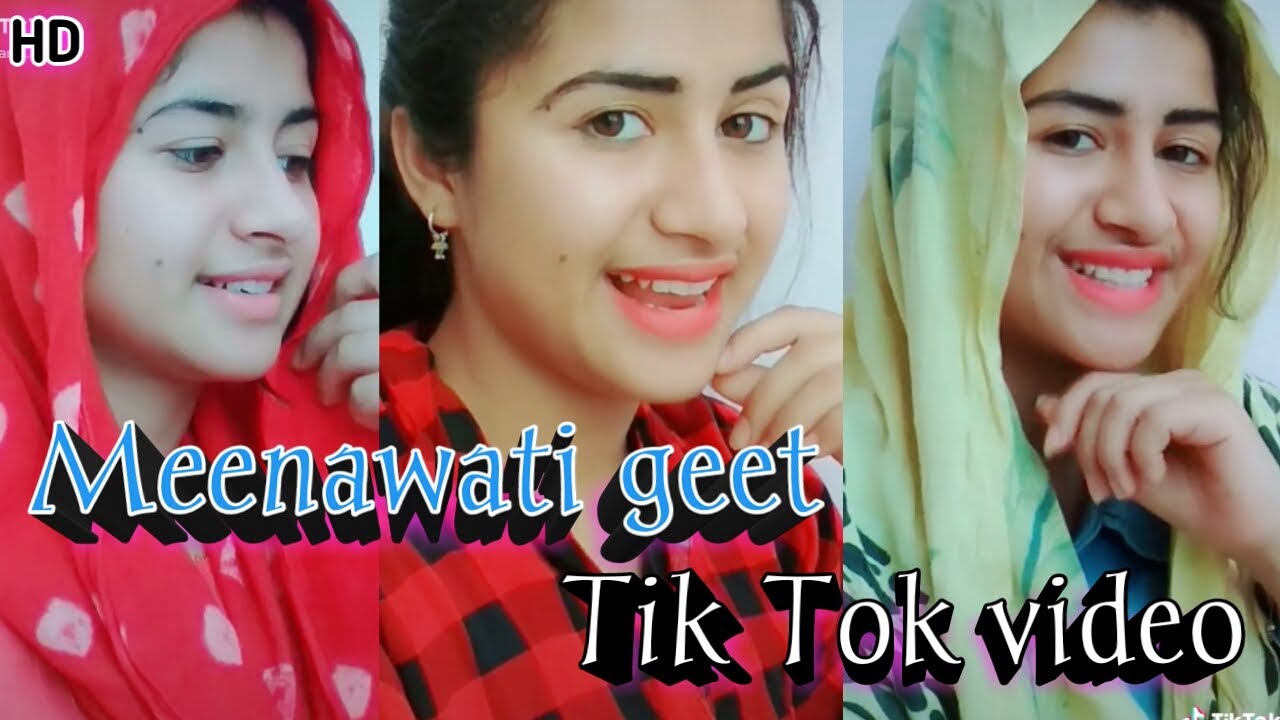 Meena geet Tik Tok video  Meenawati geet Tik Tok  Roshni Meena Tik Tok video New latest 2020