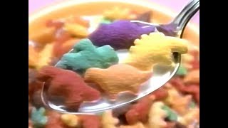Ralston Purina Company Dinersaurs Cereal 1988 TV Commercial HD