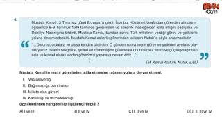 2/11 - 8. Sınıf İnkılap Tarihi Soru Çözümü