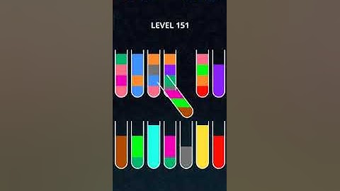 COLOR SORT PUZZLE LEVEL 151