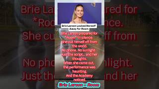 Brie Larson Locked Herself Away for Room Net Worth