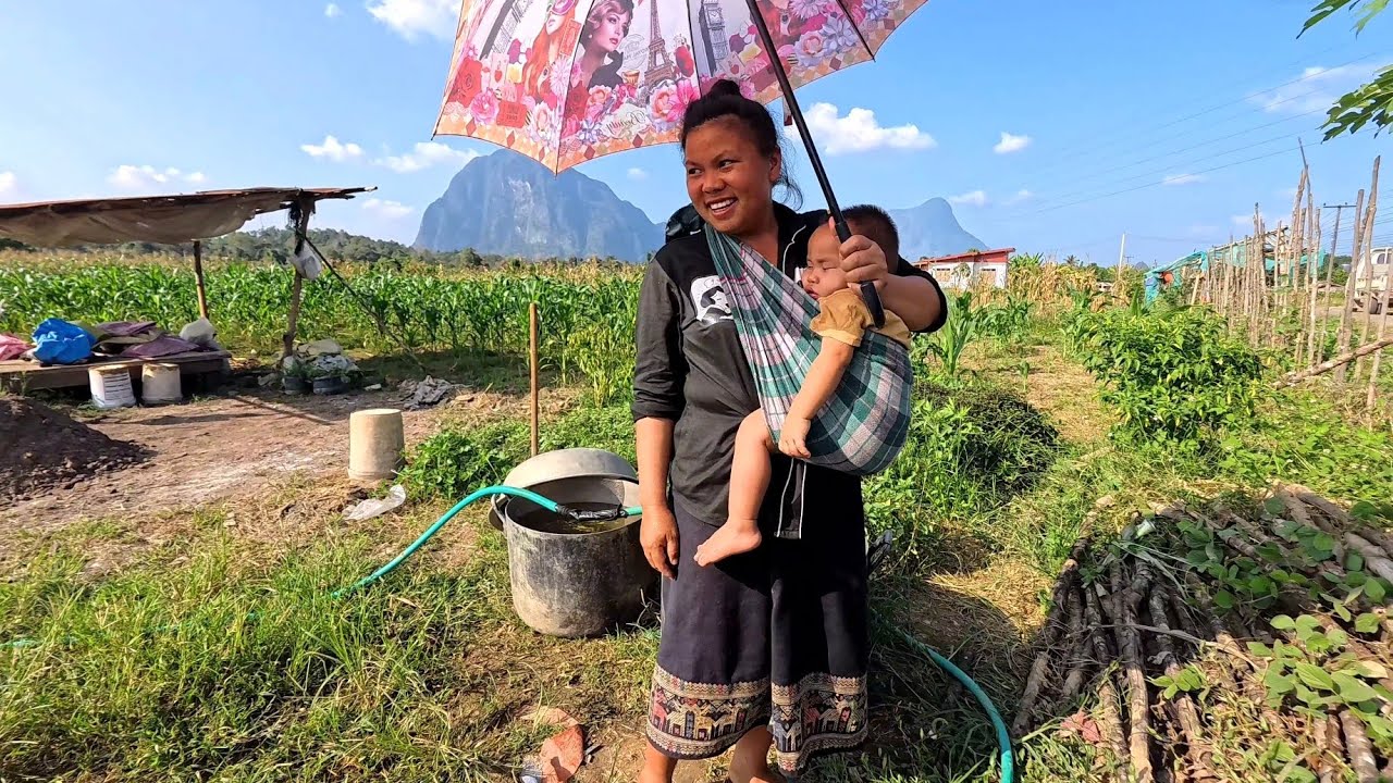 Our road trip with beautiful views in Laos with our cousins