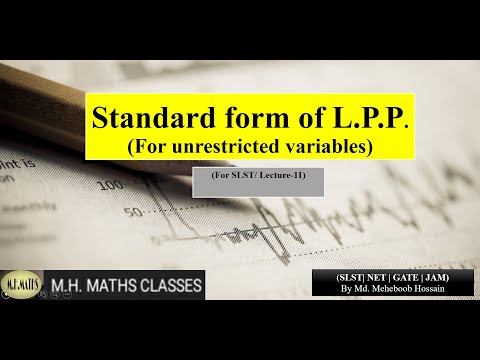 Standard form of