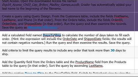 Grader Project - Chap 3 - Part 1