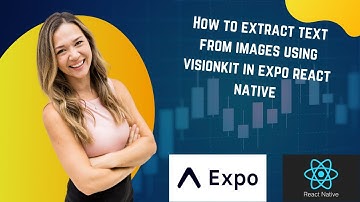 How to Extract Text from Image using VisionKit in Expo React Native iOS