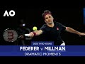 Roger federers epic 5th set tiebreak  federer v millman  australian open 2020 third round