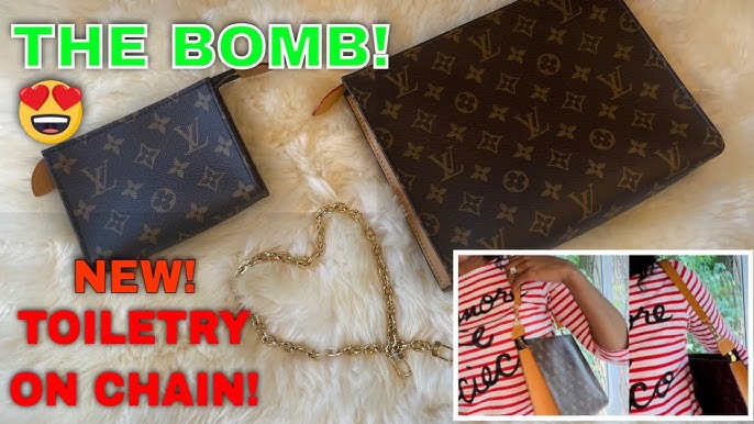 Don't Buy This LV! Louis Vuitton Toiletry Pouch On Chain! From A Former LV  Employee! 