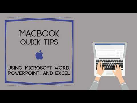 MacBook Tips: Using Microsoft Word, PowerPoint, and Excel