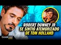 🤔 Robert Downey Jr SENTÍA MIEDO por Tom Holland | Goalcast Español