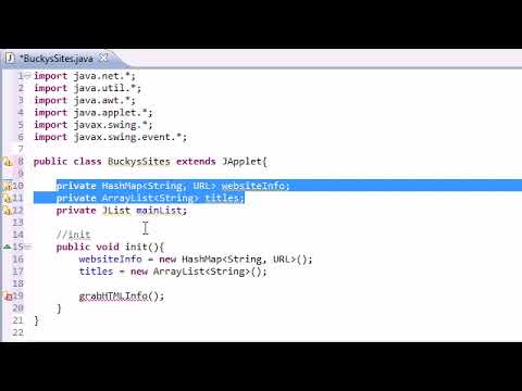 Intermediate Java Tutorial  - 30 -  init for Networking Applet