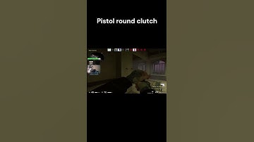 UNREAL Pistol Round 1v4 clutch 🔥🔥🔥 #csgo #csgomoments #eslproleagueseason17