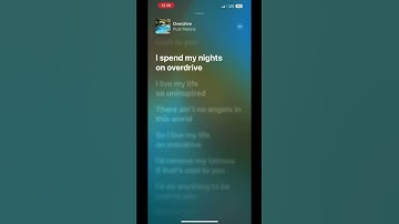 Thumbnail of Overdrive | Post Malone (lyrics) #shorts #newmusic