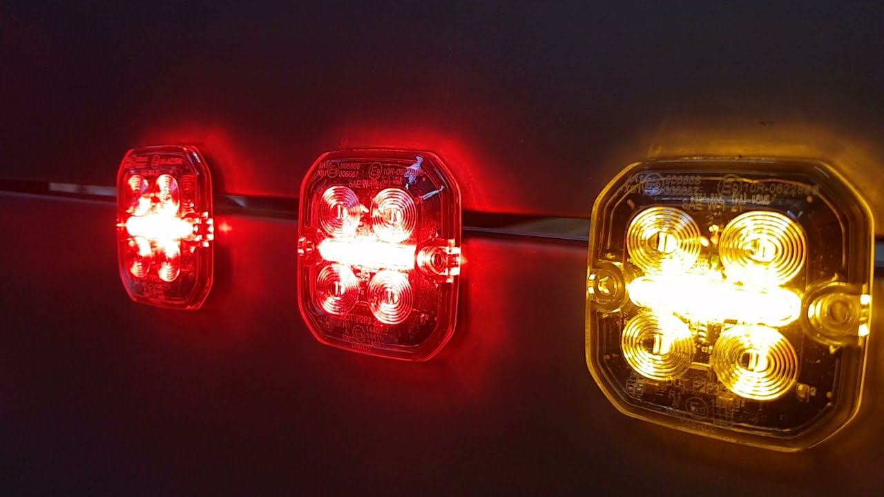 M LED Flitser met positielicht