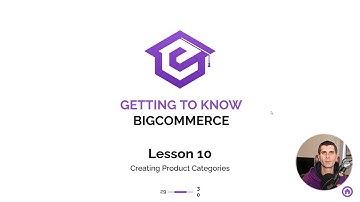 Lesson 10 Managing Product Categories | Getting Started with BigCommerce