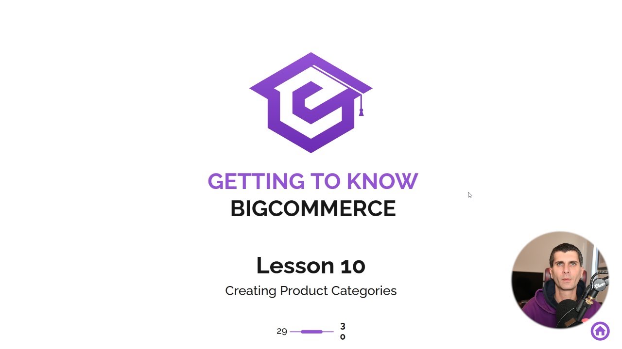 Lesson 10 Managing Product Categories | Getting Started with BigCommerce