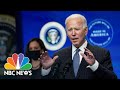 Biden Delivers Remarks At Pentagon After Defense Meeting | NBC News