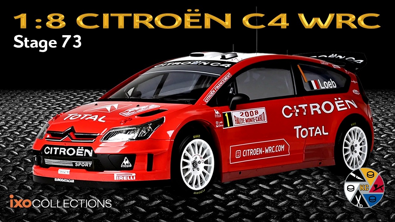 IXO 1:8 Citroën C4 WRC Build Series | 2008 Sébastien Loeb Rally