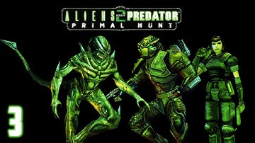 Aliens vs. Predator 2: Primal Hunt - Predator Walkthrough Part 3 - Major Dunya