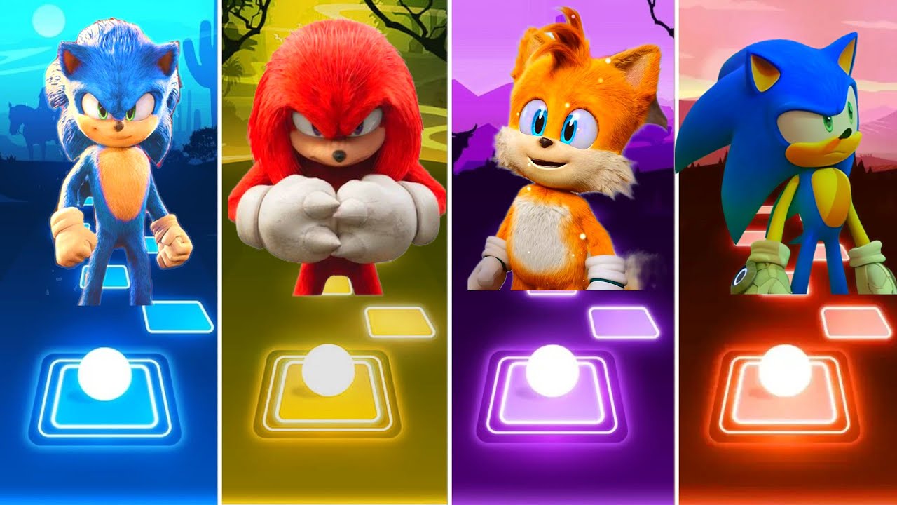 Sonic The Hedgehog 🆚 Knuckles The Echidna 🆚 Tails The Fox 🆚 Sonic Prime ...