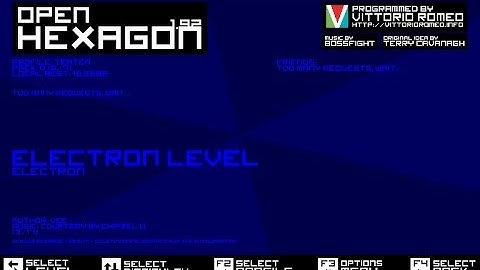 Slow x2 vid Open Hexagon 1.92 - Super Test Custom level pack - test
