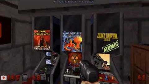 Duke Nukem 3D | Single Player | Map: Community Build Project 1 (BJ Shrine) | Author: Blackjack
