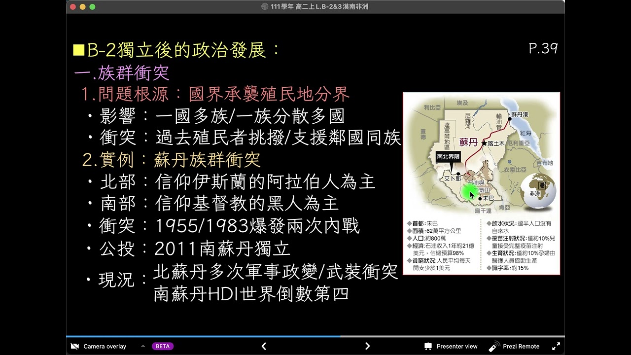 高中地理_108課綱_龍騰版_高二上_別冊B_南方區域的發展與挑戰-漠南非洲part.19列強入侵與政治發展：族群衝突與軍事政變 縮圖