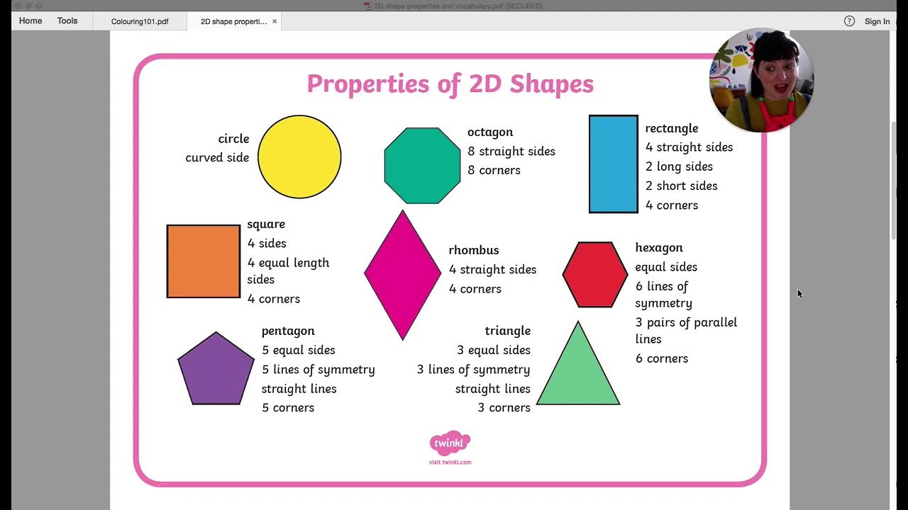 Properties of 2D shape - YouTube