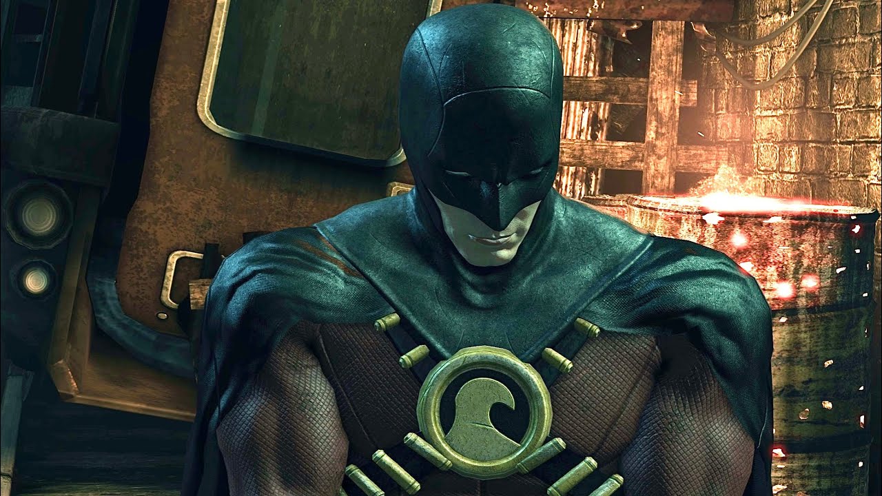 Как выглядит агрессивная скрытность Робина в Arkham City…