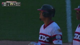 CLE@CWS: May scores on a fielding error