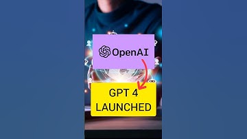 GPT 4 Launched by OpenAI #shorts #gpt4