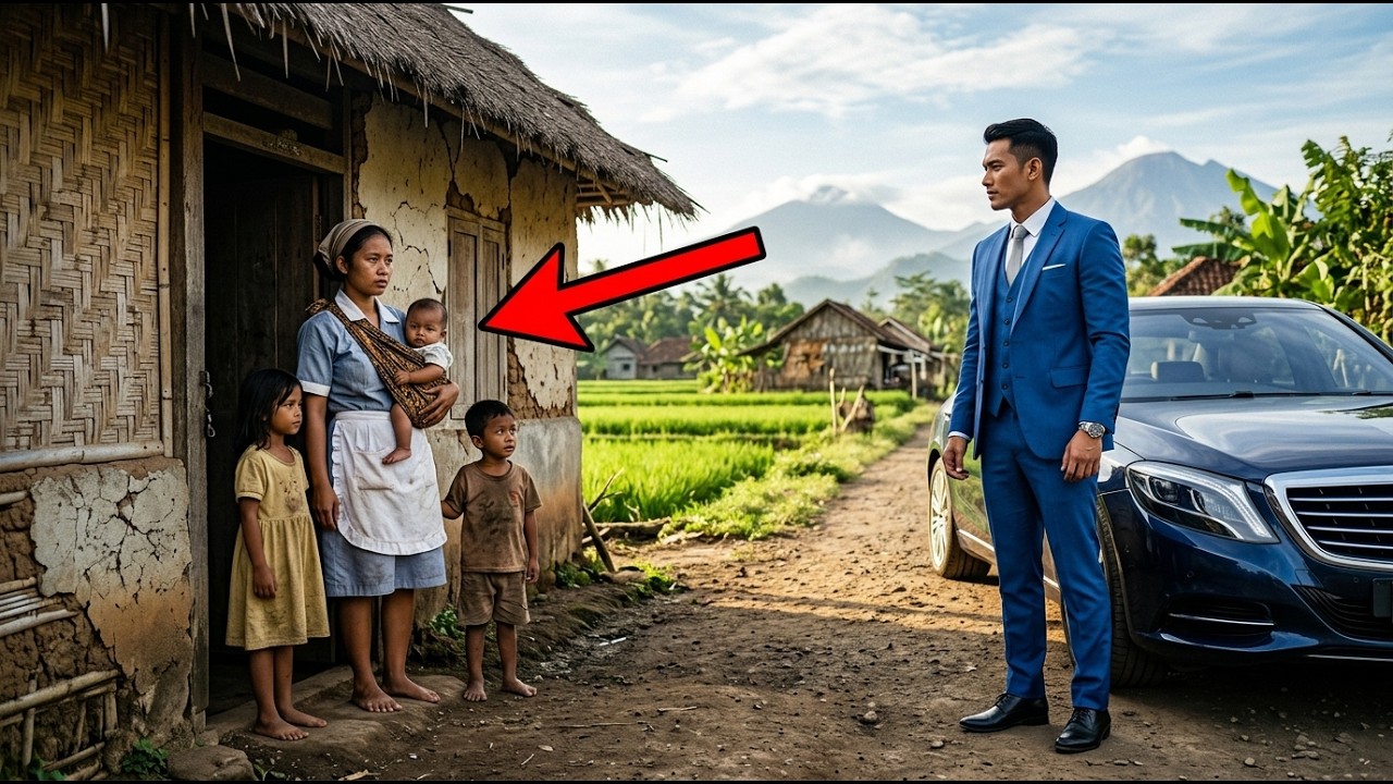 Jutawan Diam-Diam Mengikuti Pembantu… Apa yang Ia Lihat di Rumah Kosong Bikin Terkejut !