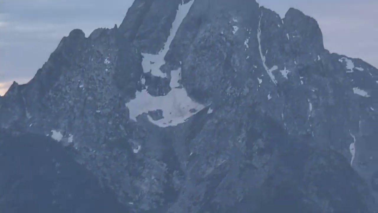 Teton mountain range as seen from Jackson Lake Lodge
